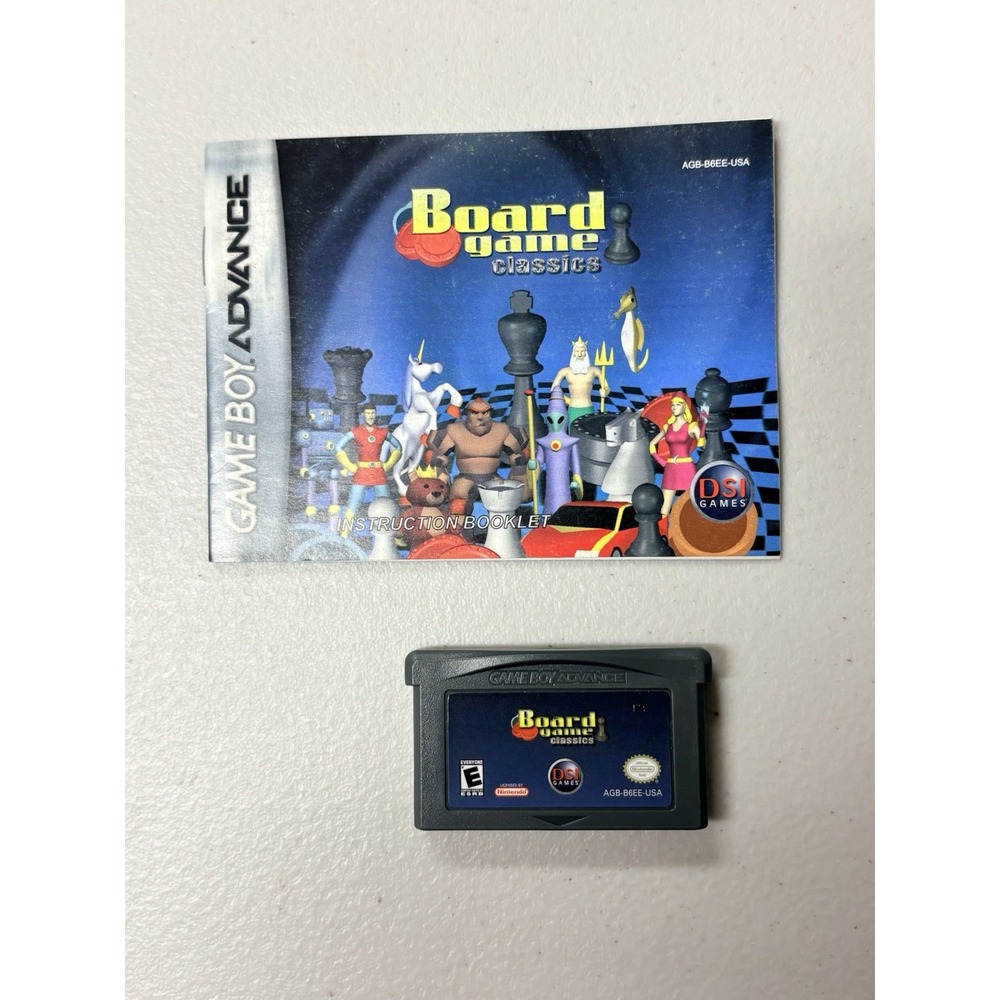 Board Game Classics -‎ Nintendo Game Boy Advance GBA With Manual